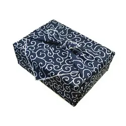 Japanese Style Handkerchief Furoshiki Polyester Material Concise Style One Side Printed Bento Wrapping Cloth Many Uses