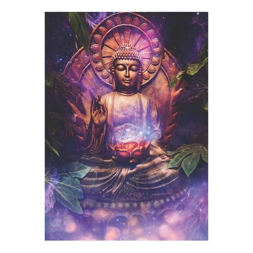 

5D DIY Diamond Painting Full Square/Round Buddha Statue Cross stitch Kit Mosaic Rhinestones Diamond Embroidery DFL109