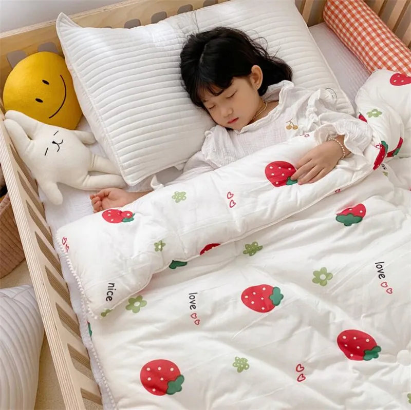 120*150cm 150*200cm Baby Warm Sleeping Quilt Blanket Autumn Winter Thick Bedding Quilt Plus Thick Winter Warm Sleeping Quilt