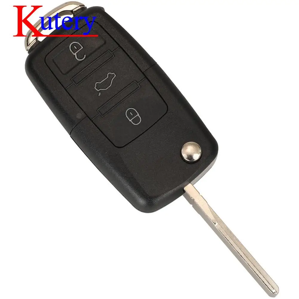 jingyuqin 3BTN 434 MHZ ID48 Chip 1K0959753N Smart Remote Car Key Fob For Volkswagen VW Golf 5 Jetta Tiguan Polo With HU66 Blade