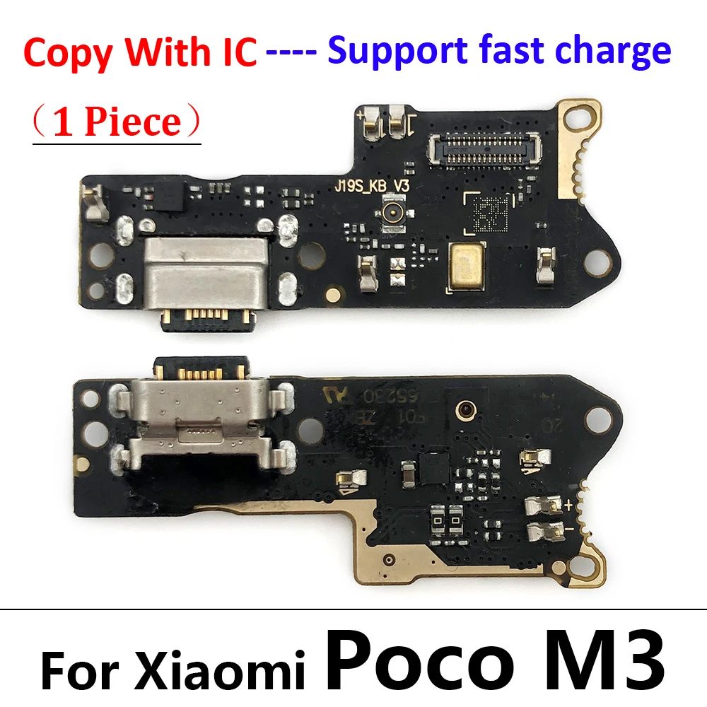 Imagem -03 - Carga Usb Jack Dock Connector Placa de Carregamento Porto Cabo Flex para Xiaomi mi Poco x3 m3 f1 f3 x4 m4 Pro 4g 5g 20 Peças Lote