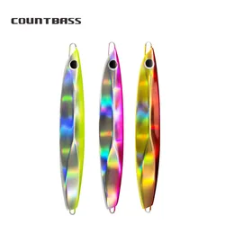 Countbass Jigging Fishing Lures  Saltwater Slide Jigs Leurre Metal Fish Bait Snapper Lure 3pcs 60g 80g 100g 120g 150g