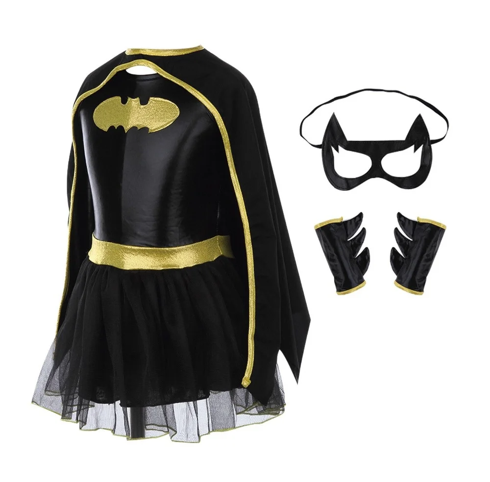 Disfraz de tutú de Supergirl para niños, disfraz de Halloween para niñas, disfraz de tutú de Batgirl, Cosplay para niños