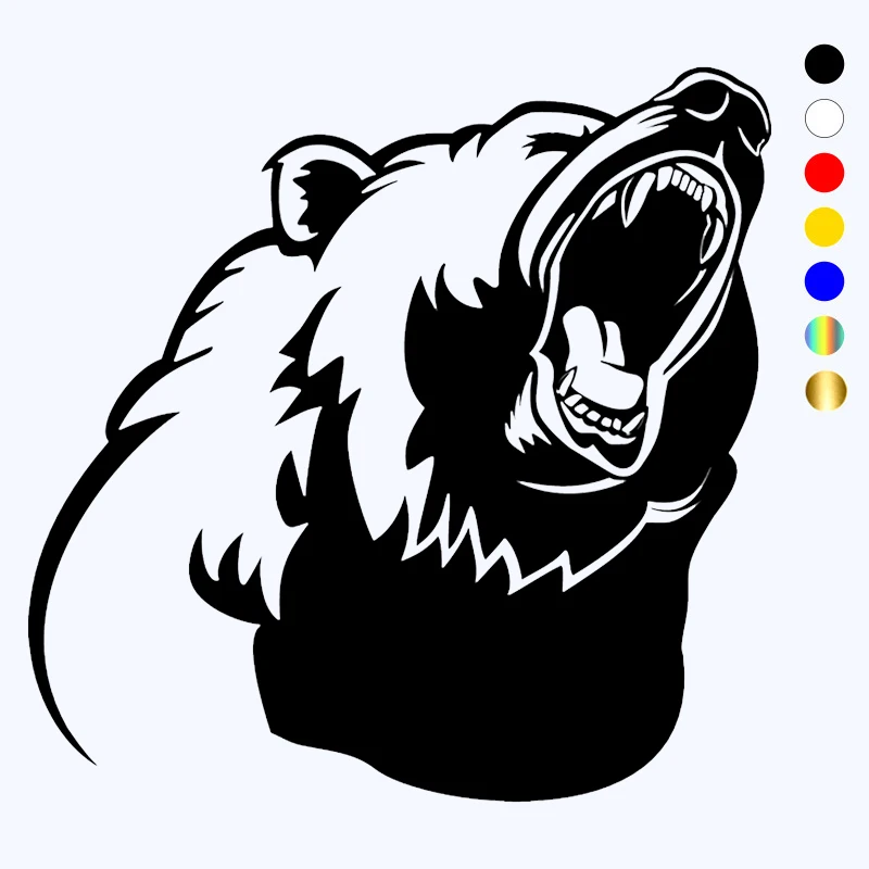 

CK2307# Various Sizes Bear funny car sticker vinyl decal car auto stickers for car bumper window car decorations