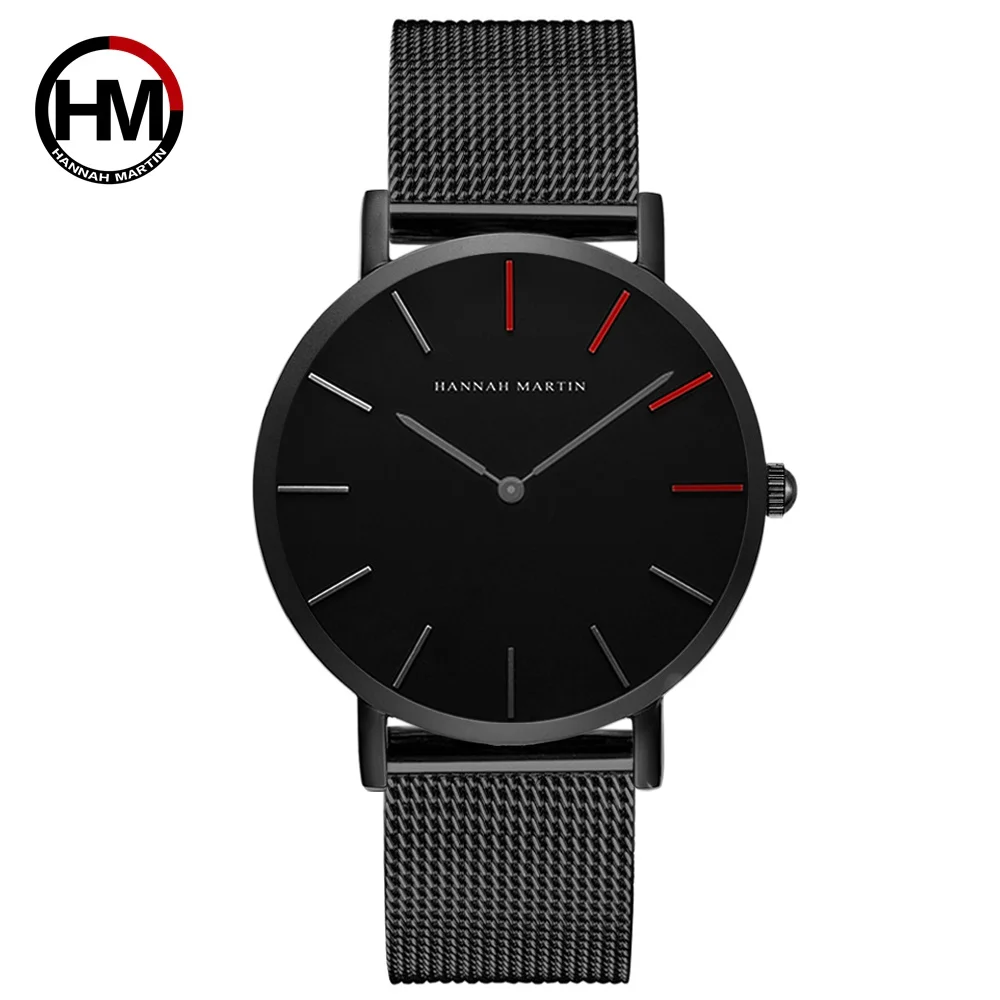 Men Watches Japan Quartz Movement Simple Causal Fashion Stainless Steel Top Brand Waterproof Simple Men Sports Wristwatches