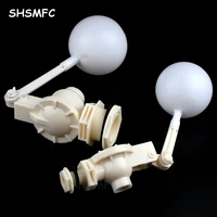 Válvula de bola flotante de llenado automático, interruptor de Control de agua para tanque de agua, torre de plástico blanco ajustable, 1/2, 3/4, 1, 1,2, 1,5 y 2 pulgadas