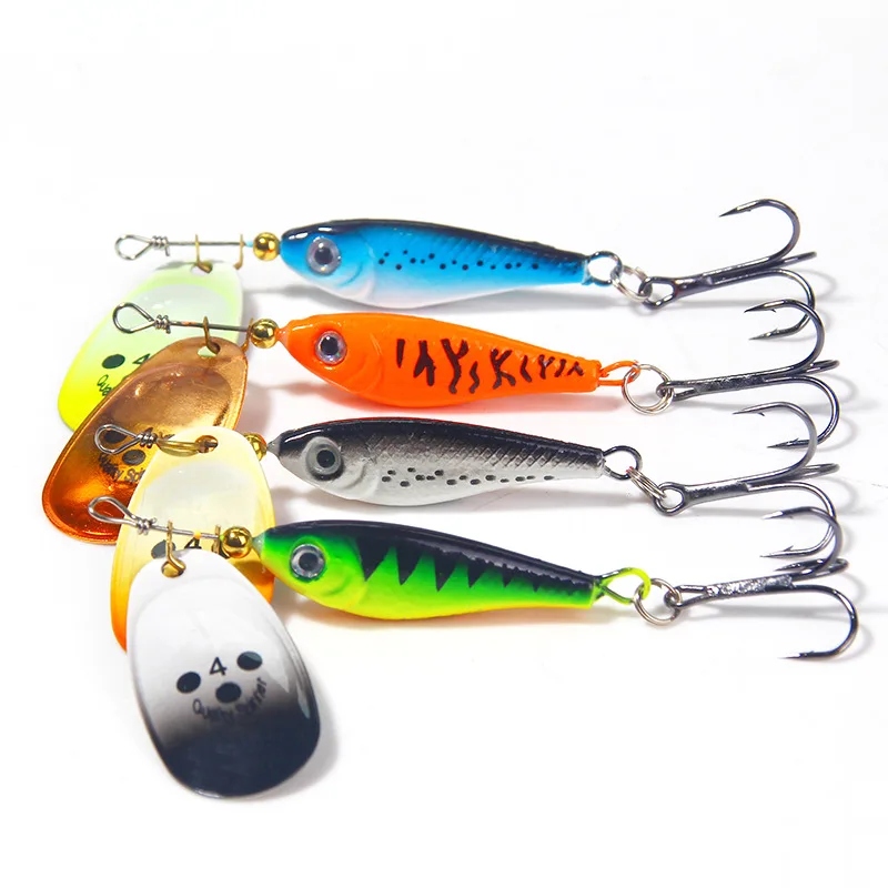 1PCS Rotating Metal Spinner Fishing Lure Hard Bait11g15g20g Artificial Bait Wobblers Fishing Bait Carp Bass Pike Fishing Tackle
