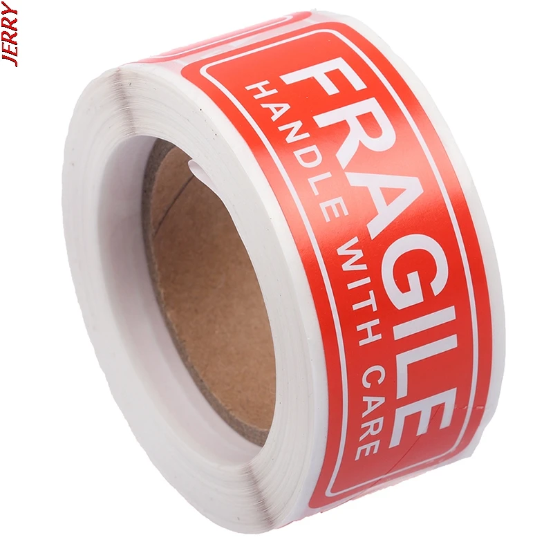 

Hot Sale 150Pcs/roll New 1 X 3 Inch Fragile Label Sticker Handle With Care Thank You Warning Sign Label