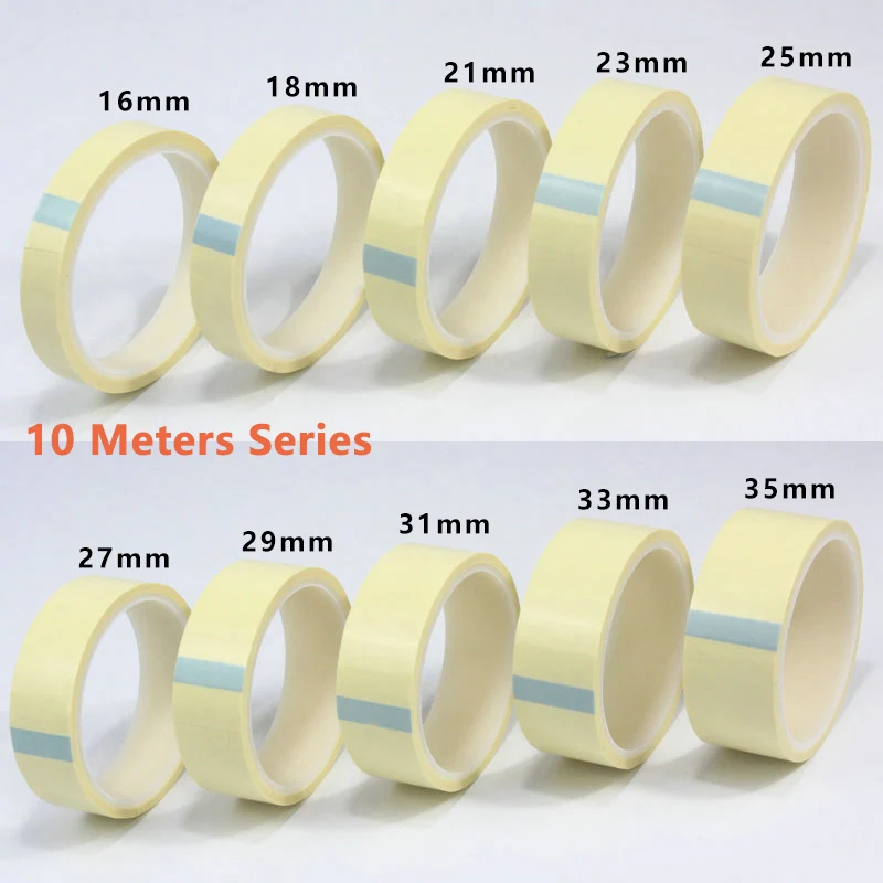 HEPPE Bicycle Tubeless Rim Tape 10M 50M 16/18/21/23/25/27/29/31/33/35mm Width MTB Road Bike Rim Tape Strips Wheelset Gluing Tape