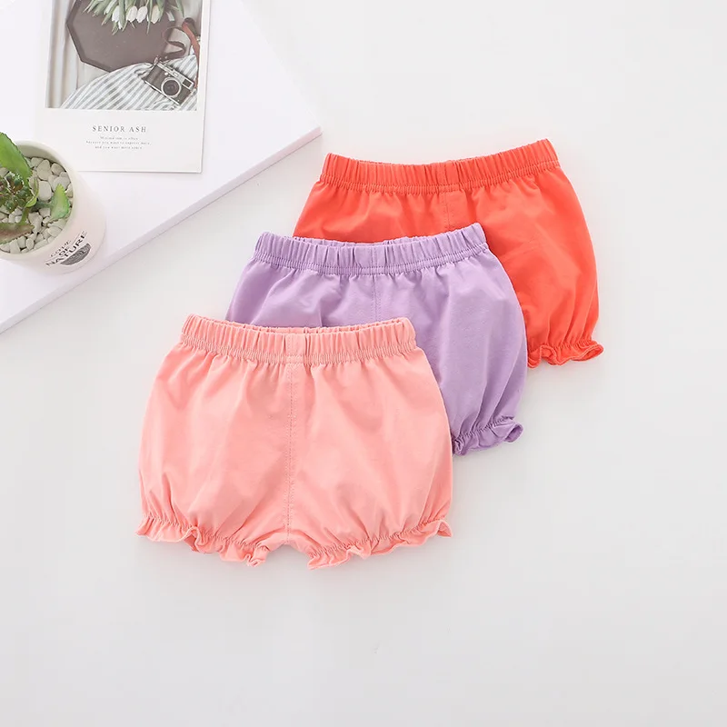 The Newborn Baby Bloomers PP Pants Cotton Triangle Kawaii Dot Girls Shorts Summer Boys Trouser Toddler Kawaii Bebe Underwear