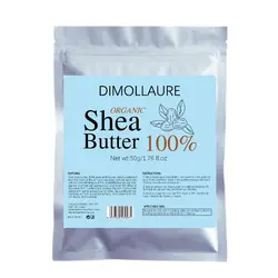 100g Dimollaure Unrefined Natural Shea Butter Organic Skin Care Moisturizing Body Massage Hair Care Essential Oil Carrier Oil