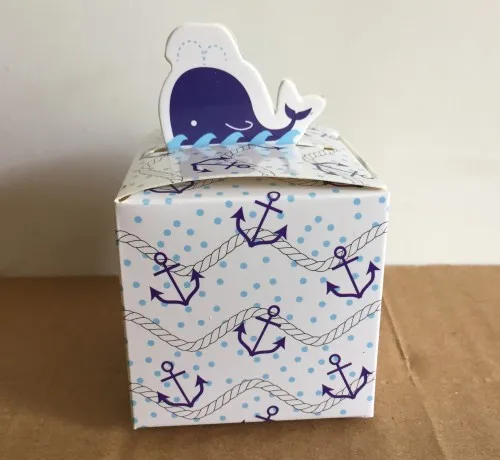 Unique Baby Candy Box, Hot Air Balloon Favor Box, DIY Paper Box, Baby Decoration Gift Box, 30 PCs/Lot