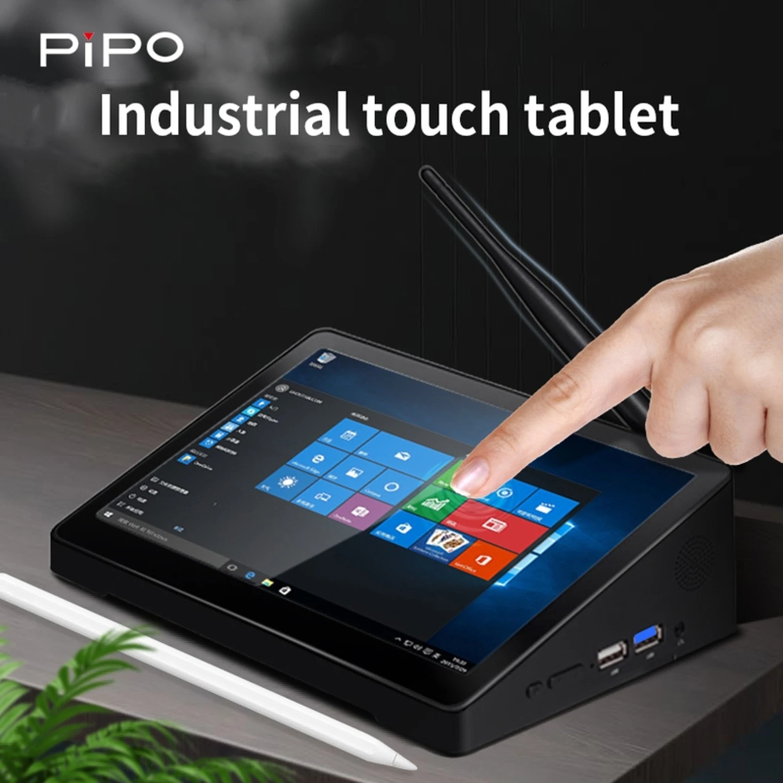 Original Pipo x9s All-in-One-Mini-PC 9,0 Zoll 4GB RAM 64GB ROM Windows 10 Intel Celeron N4020 Dual Core x RJ45 4 x USB