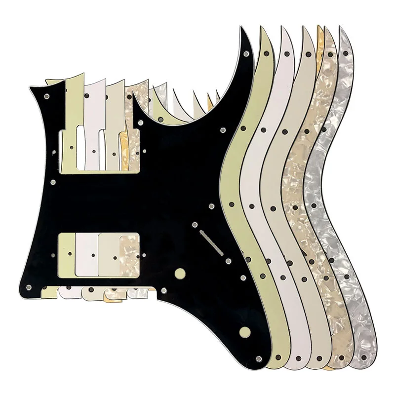 

Pleroo Custom Electric Guitar Parts -For Ibanez MIJ RG 3550MZ Guitar Pickguard HH Humbucker Pickup Scratch Plate Multiple Colour