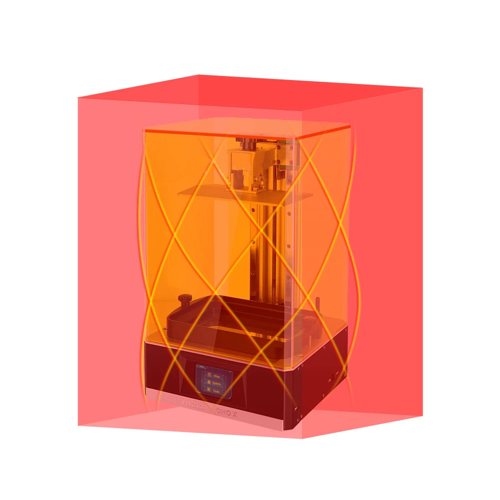 3D Printer Protective Cover Insulation Cover Dust Cover Creasity 3D Printer Shell For LCD Resin 3D Printer for Photon Mono X