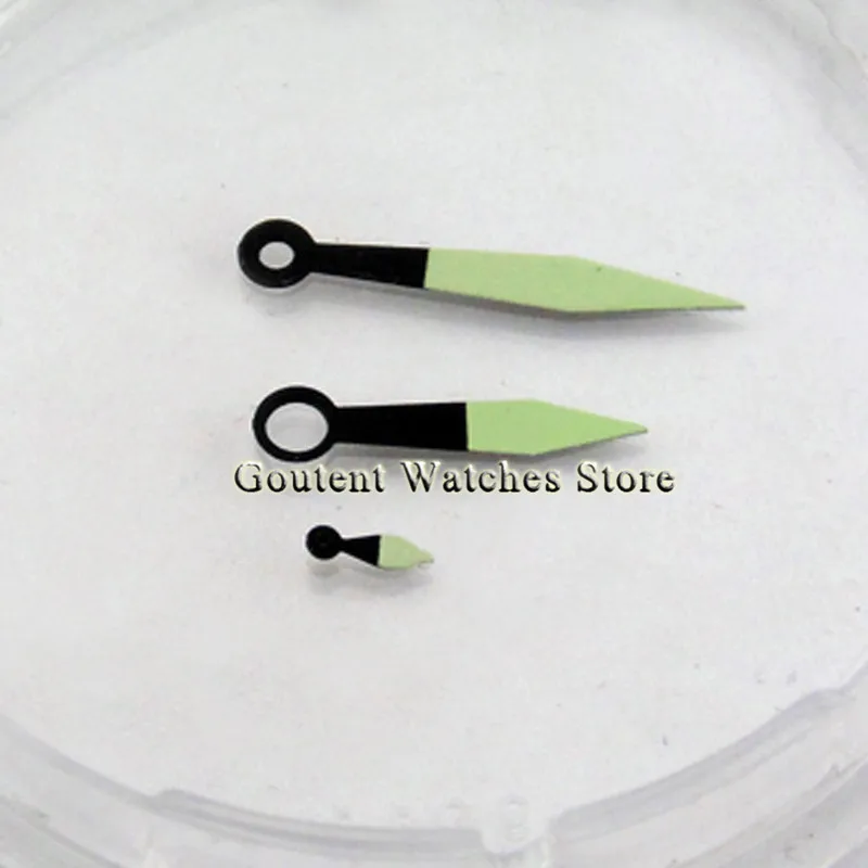 Green luminous Watch Hands for suitable for ETA 6497 / 6498 or Sea gull ST3600 / ST3620 series movement Watch Parts