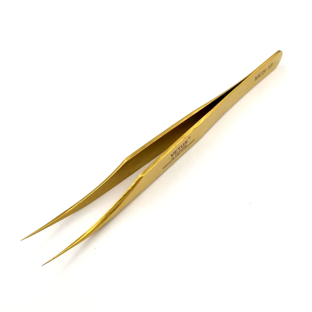 Pack von 2 Vetus MCS Pinzette für Wimpern Extensions