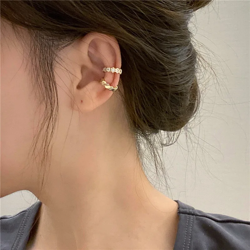 Женские серьги-Клипсы из серебра 925 пробы, без пирсинга