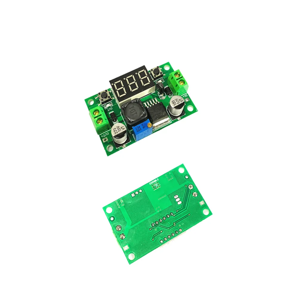 LM2596 DC Buck Step Down Power Converter Module DC/DC 4.0~40V To 1.25-37V Adjustable Voltage Regulator With LED Voltmeter
