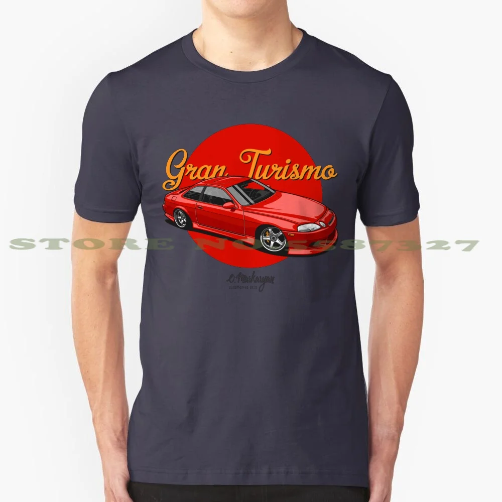 Sc 300 / 400 / Soarer ( Red ) 100% Pure Cotton T-Shirt Cars Automotive Automobile Stance Sportcar Drift Legend Supercar Vehicle