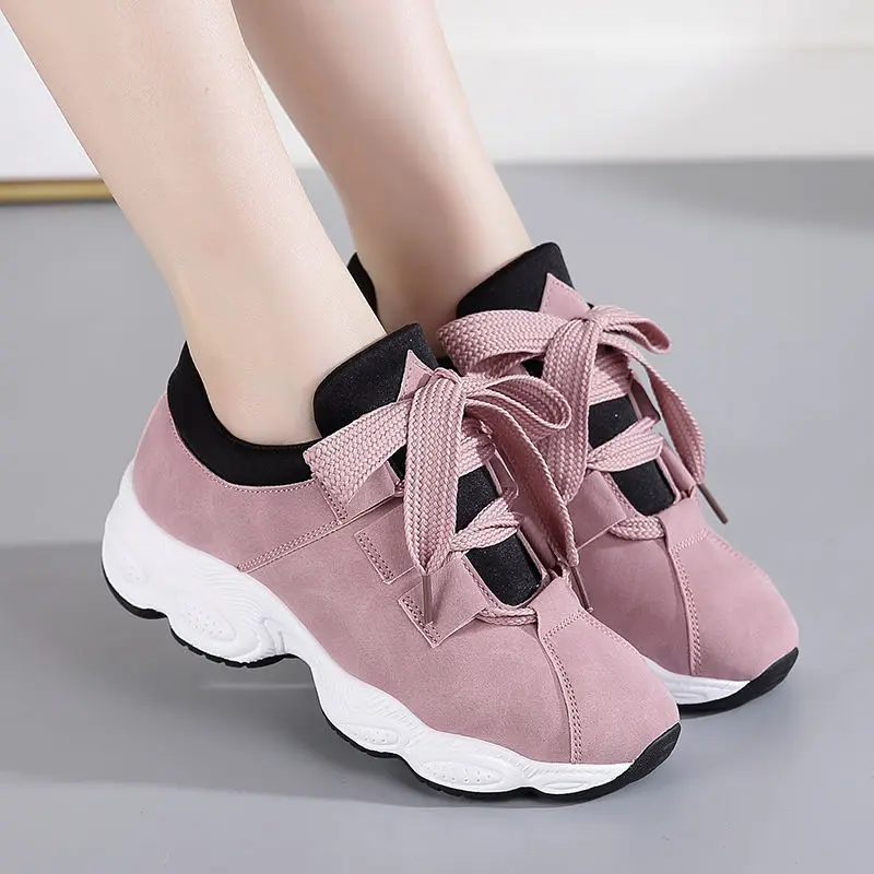 

Tenis Feminino Women Tennis Shoes 2021 New Women's Gym Sports Shoes Comfortable Trainers Platform Wedge Sneakers Increase Height