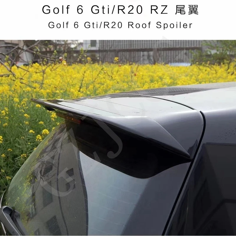 Rear Roof Spoiler Wing Lip Fit For VW Golf 6 MK6 VI GTI & R20 ABS 2010-2013 OSIR Style(Only GTI R20)