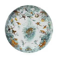 Jungle Luxury Ceramic Steak Western Dinner Plate Porcelain Kitchen Tableware Wedding Gift Present 8/10 Inches Wholesale Sales