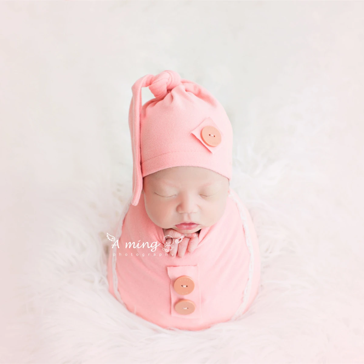 ❤️Newborn Photography Clothing Hat+Headband+Wrap Outfits Studio Baby Photo Props Accessories Infant Shoot Clothes Fotografia