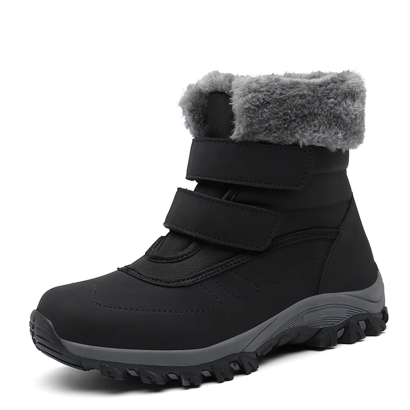 Stivali da neve in pelliccia calda con zampa antiscivolo Sneakers invernali calzature da esterno per bambini stivale imbottito impermeabile