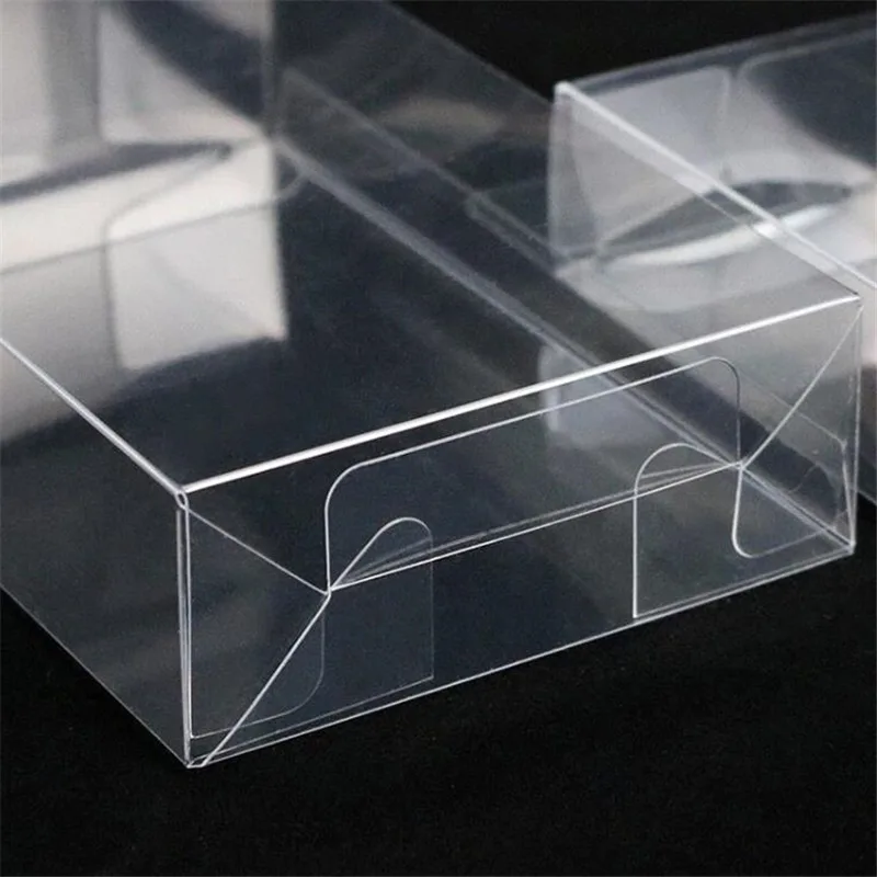 50pcs Hook Transparent PVC Phone Case Clear Plastic Boxes Storage Jewelry Gift Box Wedding Birthday Party For Gift Packing Box