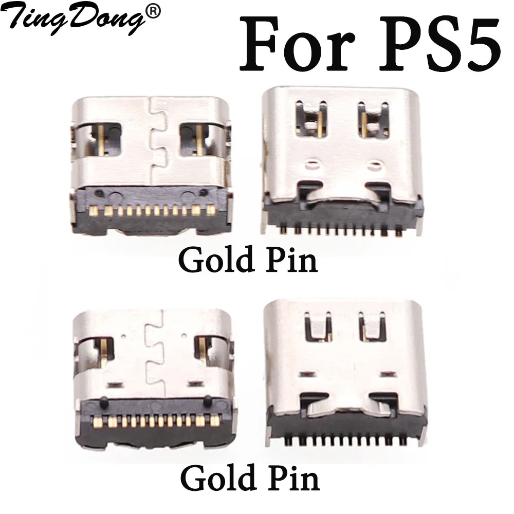 

TingDong for Sony PS5 Controller Type C Charging Port Socket replacement for PS5 Charger Jack