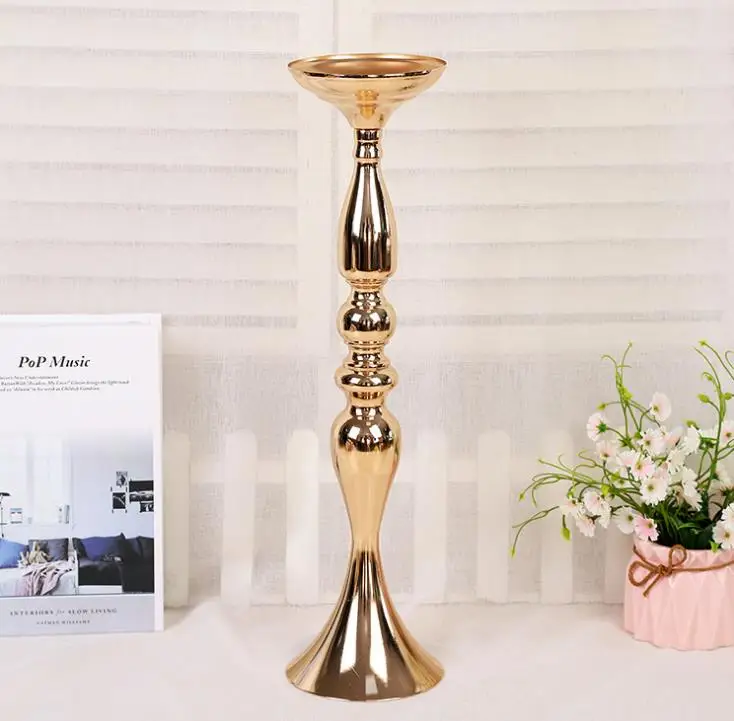 10PCS Gold Candle Holders 50CM/20