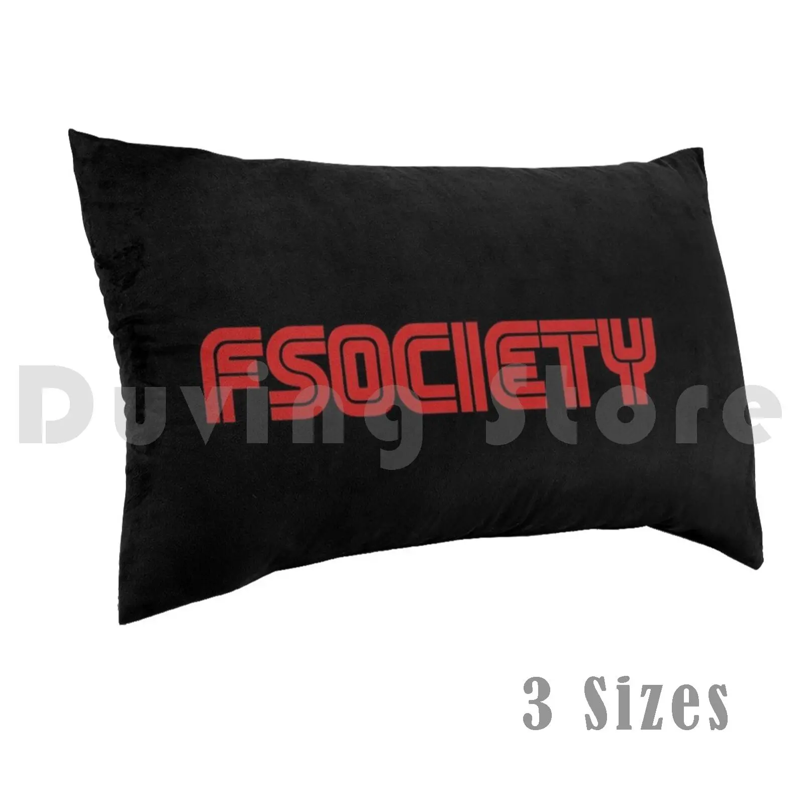 Fsociety-Red Edition Pillow Case Printed 50x75 Mr Robot Mr Robot Fsociety Society Rami Malek Rami Malek