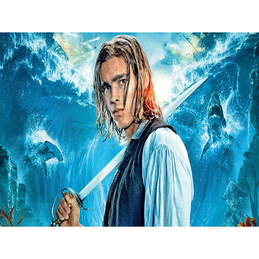 

New 5D DIY Diamond Painting Cross Stitch Pirates of the Caribbean Dead men tell no tales Diamond Mosaic Home Decor WG1424