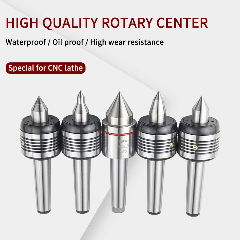 

MT3 MT4 Steel Lathe Live Center Taper Tool Triple Bearing CNC Live Revolving Milling Center Taper Machi