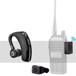 Walkie Talkie Wireless Bluetooth Headset Two Way Radio Headphone BT Earpiece Earphone For Motorola Kenwood Baofeng 888S UV5R