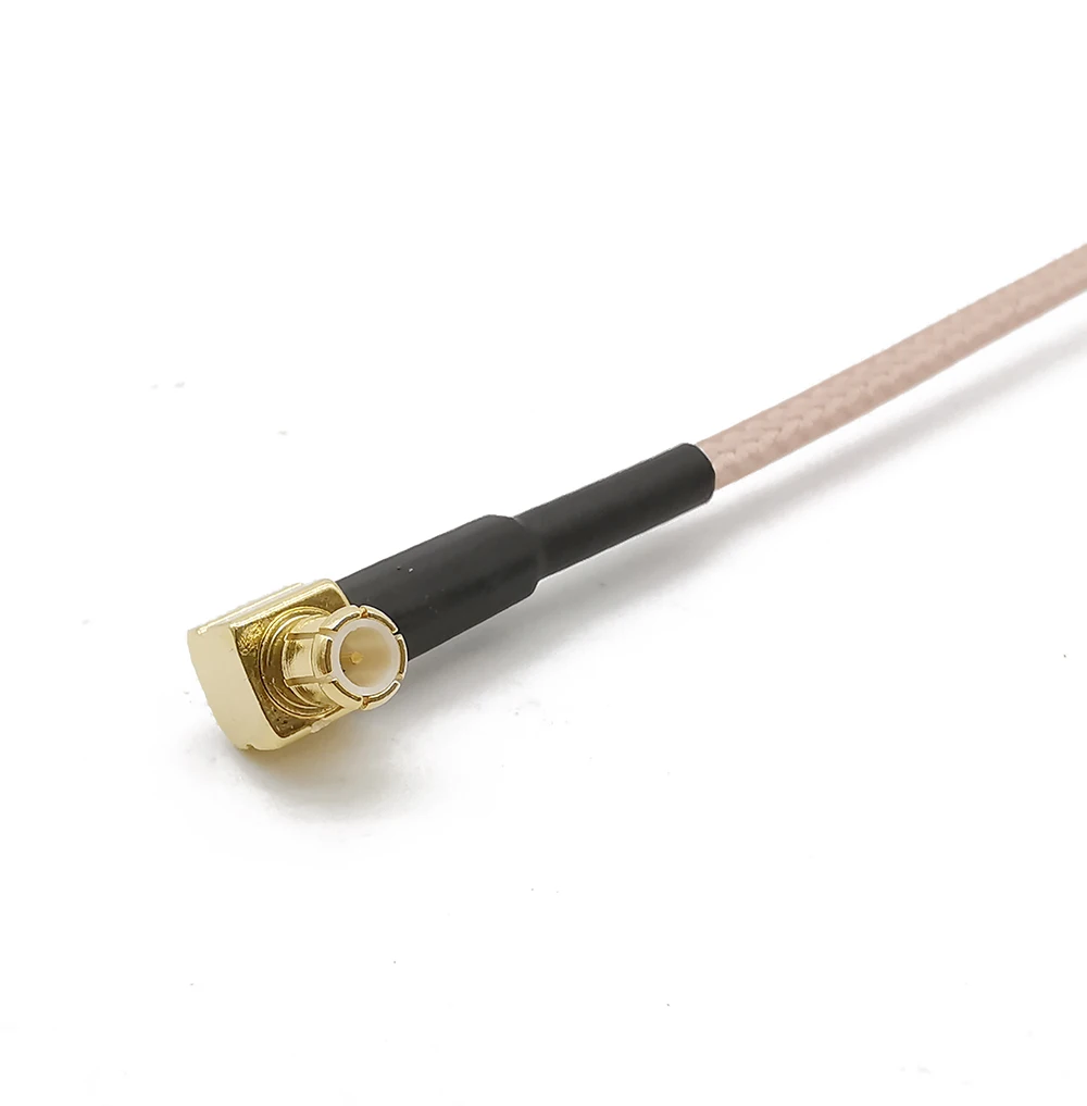 BNC Female Jack to MCX Male Plug Right Angle RG316 Coaxial Cable BNC to MCX Cable Antenna Extender 10CM-1M