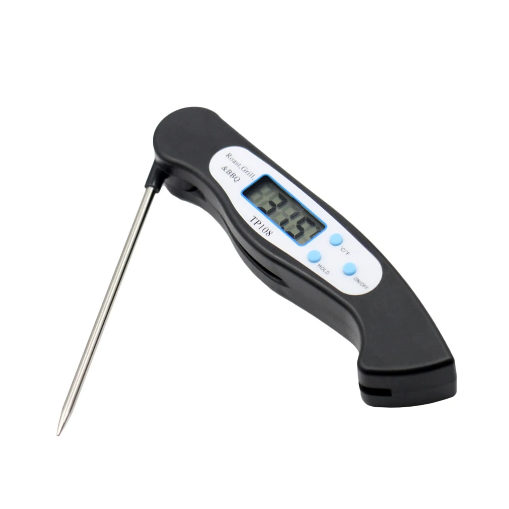 

Electronic Folding Food Thermometer Digital Kitchen Food Cooking Baking Home Kitchen Tool Measuring Milk Frying Temperature