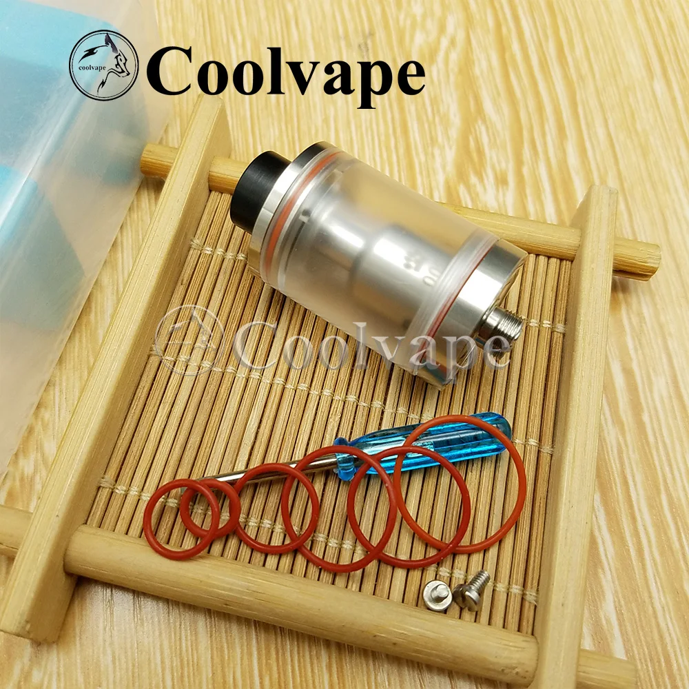 

Атомайзер для электронной сигареты WOLF COOLVAPE Doggystyle 2K18 rta, емкость 22 мм, 3,5 мл, Регулировка Потока Воздуха сверху, атомайзер для электронной сигареты vs kayfun rta