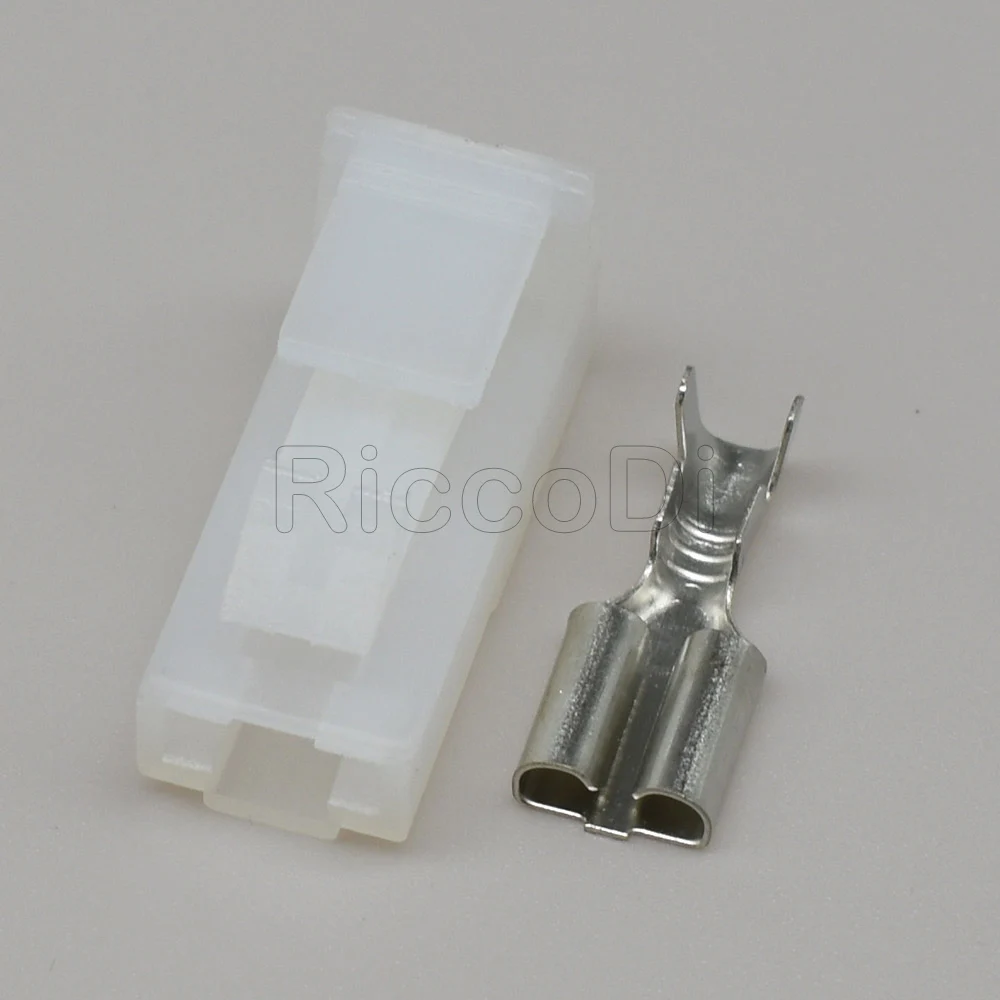 1/5/10/20sets 1 Pin Way Male Female Platstic Housing Brass Pins Unsealed Cable Wiring Plug Socket Connector 6070-1481 6070-1471