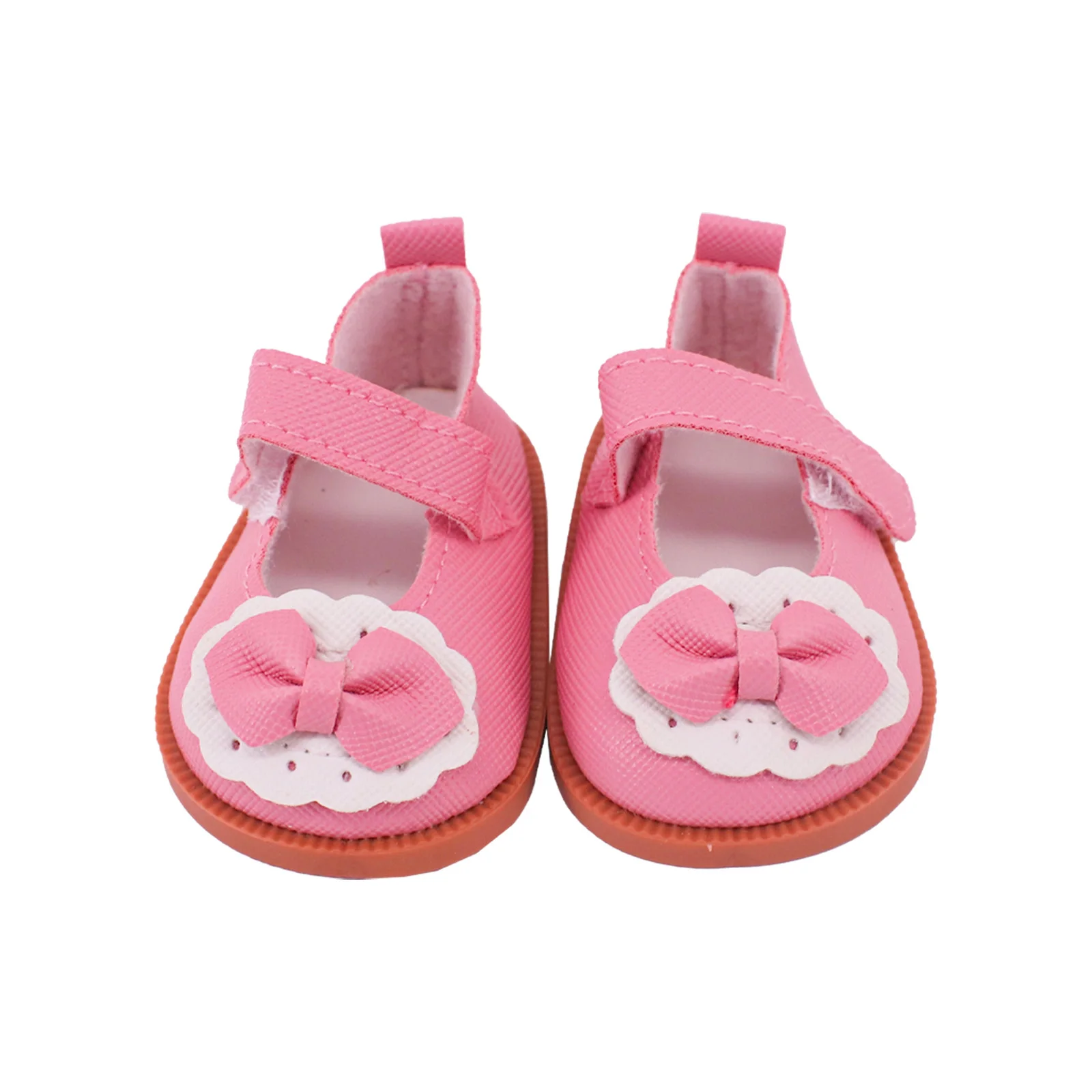 7CM Doll Bowknot Nylon Button Shoes,Exquisite Fit For 18 Inch Girl Doll Shoes 43 Cm Reborn Baby,Blyth Doll Clothes,DIY Play Toys