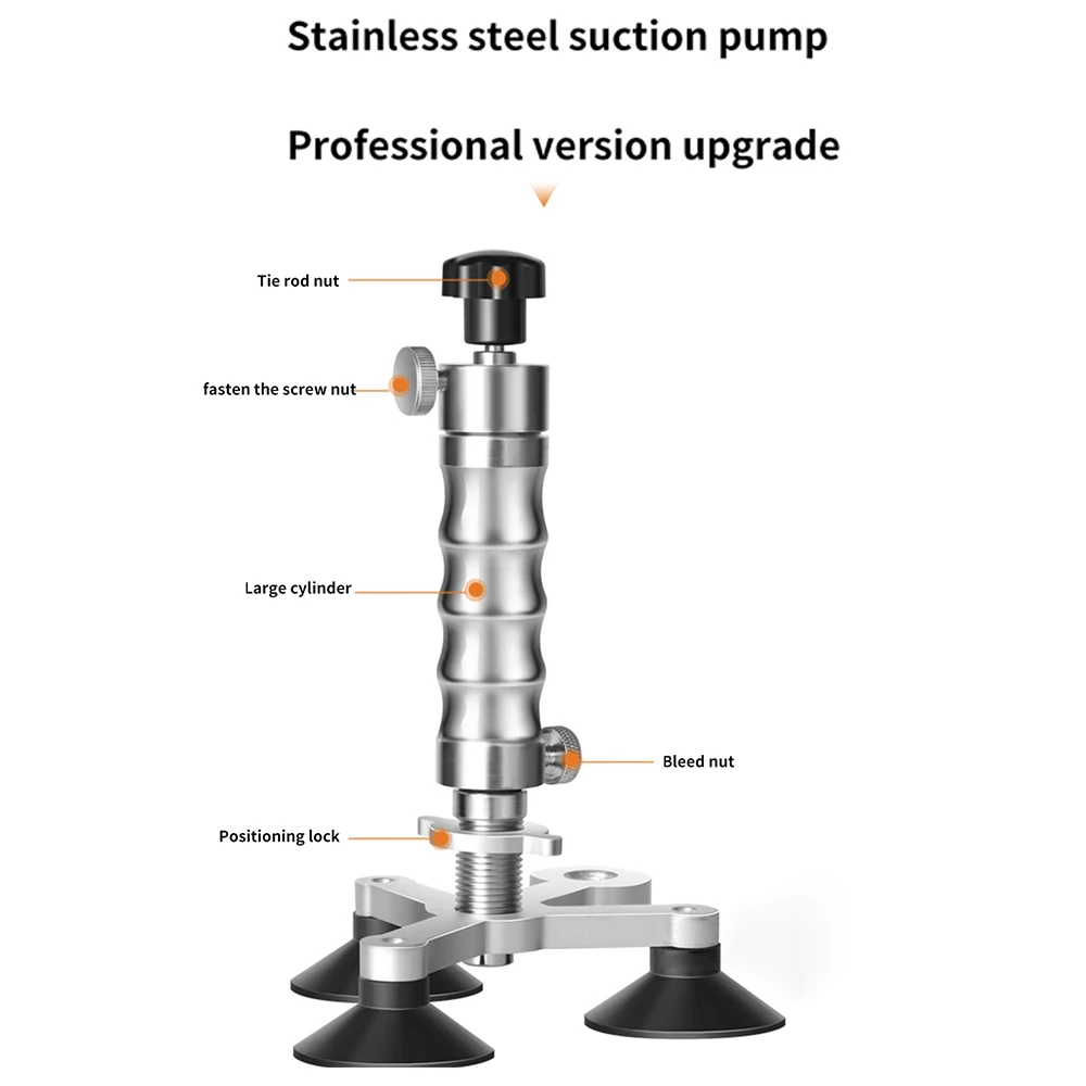 Imagem -02 - Car Windshield Repair Tool Bomba de Sucção Injeção de Vácuo Acessórios Profissionais Frente Aço Inoxidável