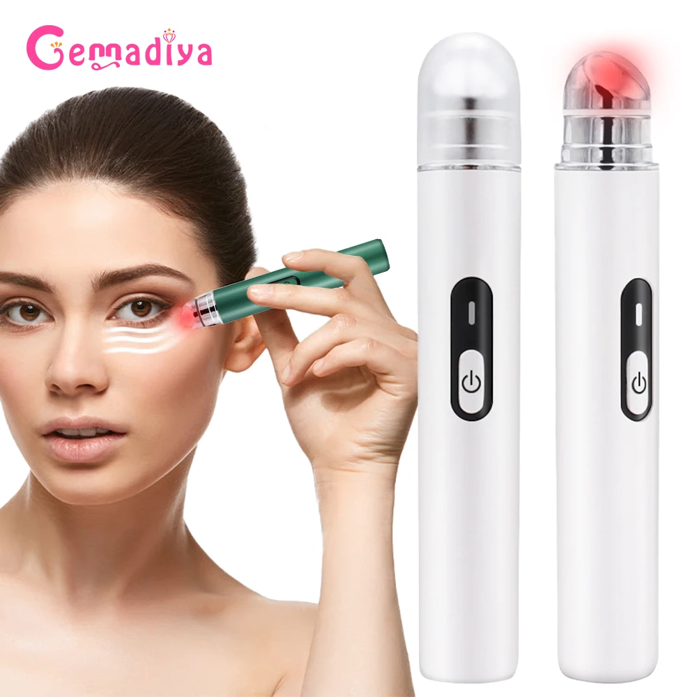 Eye Massager Electric Pen Anti Wrinkle Around Face Massagers Band Anti Dark Circle Skin Care Tool Lift Eyes Tapes Beauty Devices