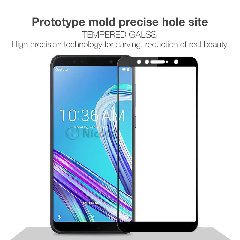 Tempered Glass For ASUS Zenfone Max M1 M2 ZB602KL ZB601KL ZB631KL ZB633KL Protective Glass For ASUS ZB555KL ZB570TL ZA550KL Film