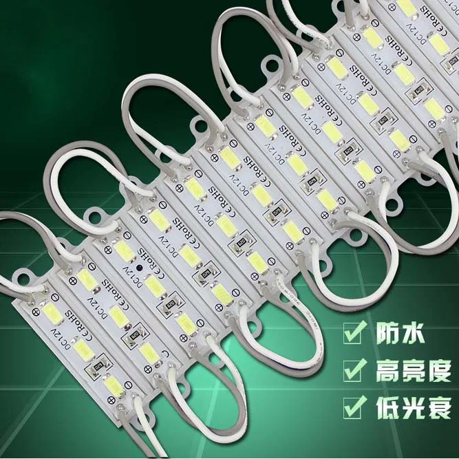 1000Pcs/lot SMD 5730 DC 12V Waterproof Warm white/Cold white Led Pixel Module Christmas lamp light