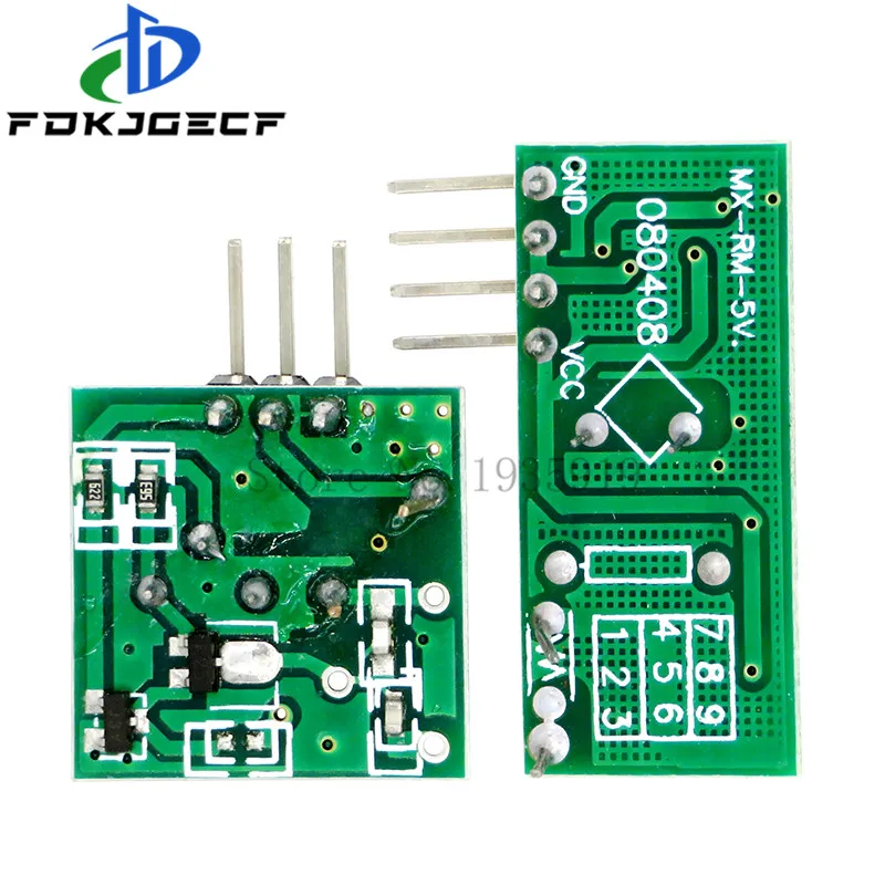 315Mhz / 433Mhz RF Wireless Transmitter Module and Receiver Kit 5V DC Wireless For Arduino Raspberry Pi /ARM/MCU WL Diy Kit