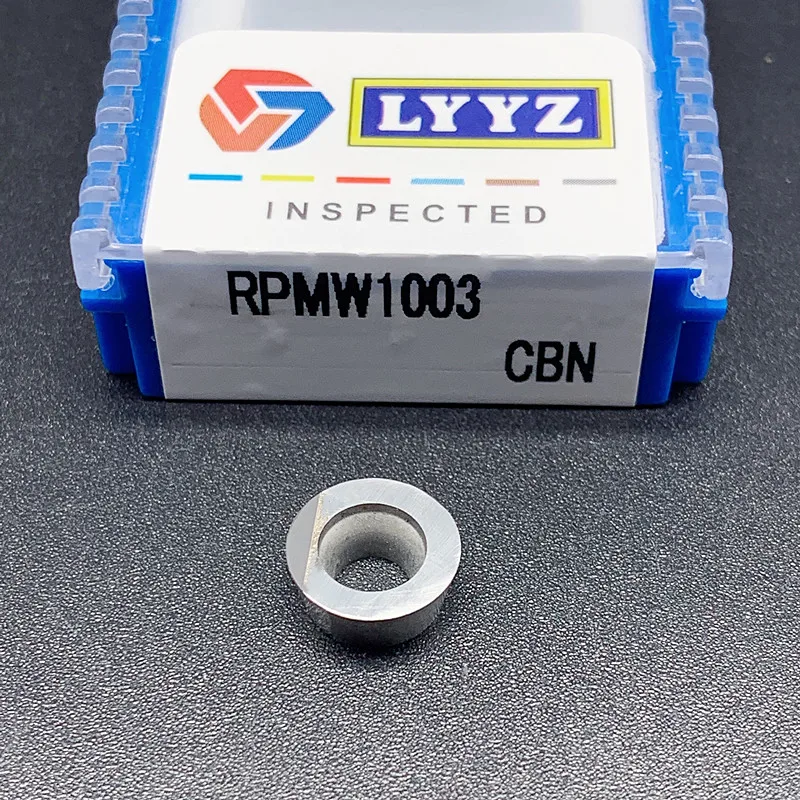 Rpmt1204/rpmw1003 pcd cbn CNC丸型フライスインサート,アルミニウム/鋼用ブレード