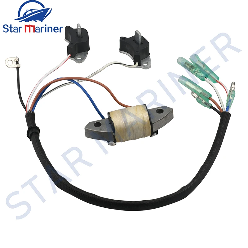 69P-85541-09 Charge Coil 61N-85543-09 61N-85543-19 Pulser Coil For Yamaha Boat Engine C 25HP 30HP 2 Stroke Outboard Motor