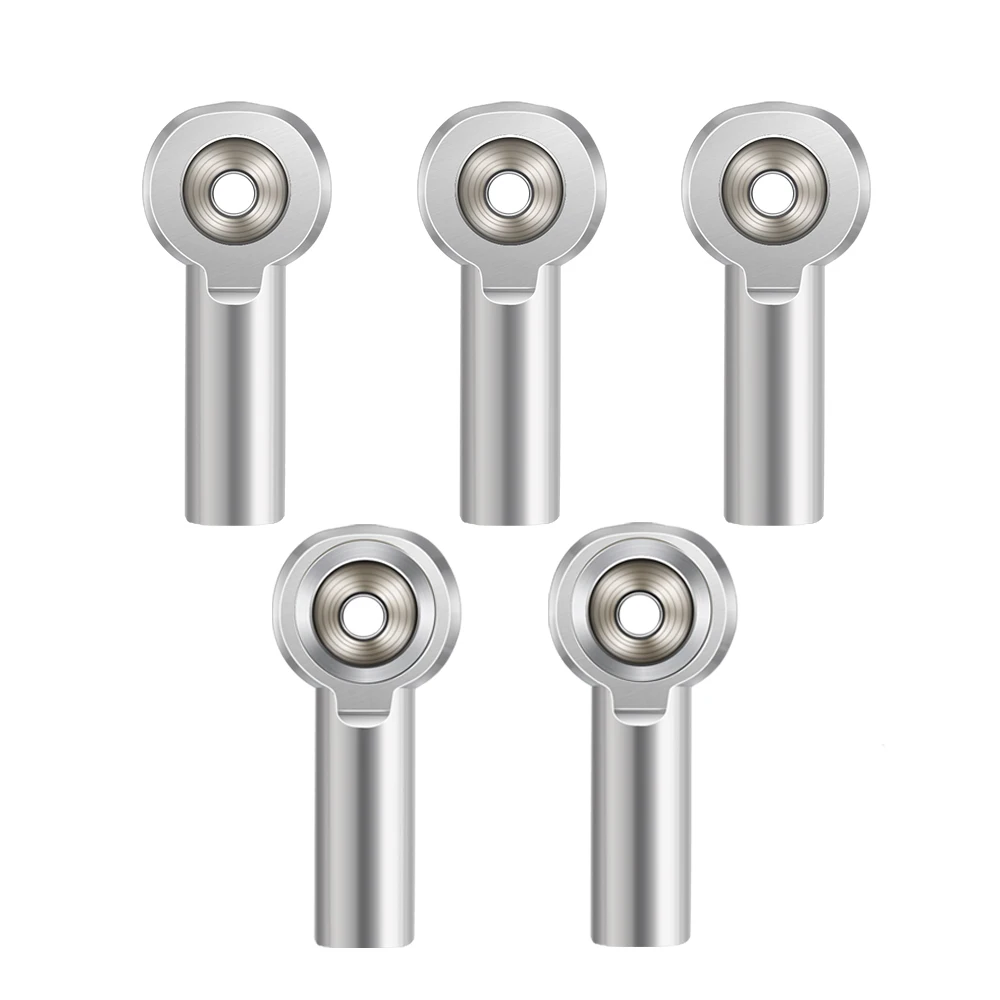 

YEAHRUN M4 10Pcs Metal Ball Head Holder Pull Rod Tie Rod Ends Ball Joints CW Thread For 1/10 RC Crawler Car Parts