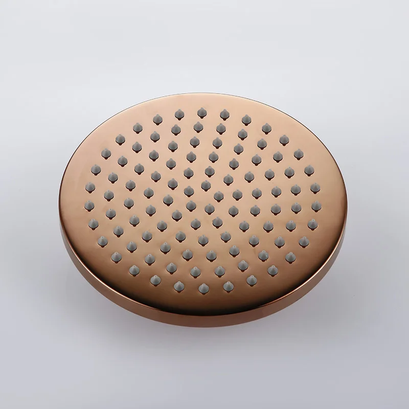 Imagem -04 - Polido Rose Gold Shower Conjunto para Banheiro Wall Shower Head Contemporary Home And Hotel 816 em